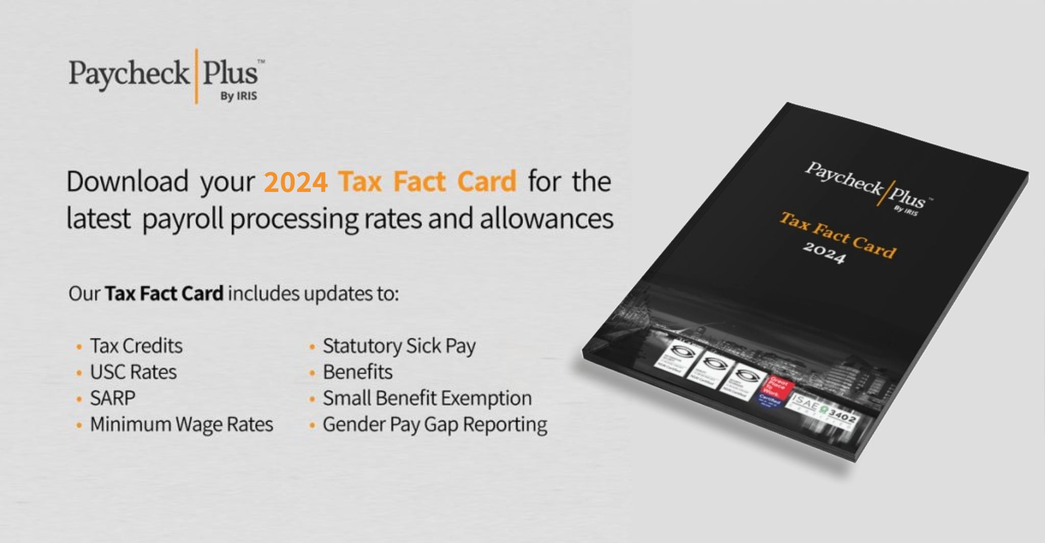 2024 Tax Fact Card Paycheck Plus